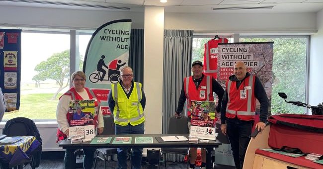 Cycling Without Age at Volunteer HB EXPO